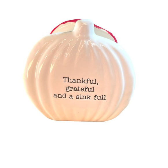 MUD PIE➕NEW Reversible Thanksgiving & Christmas Sponge Holder - Picture 3 of 5